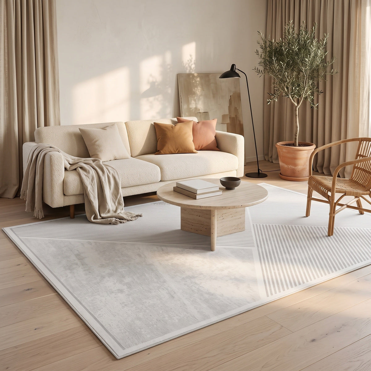 Tapis Salon Minimaliste Flavien