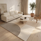 Tapis Salon Minimaliste Fleurine