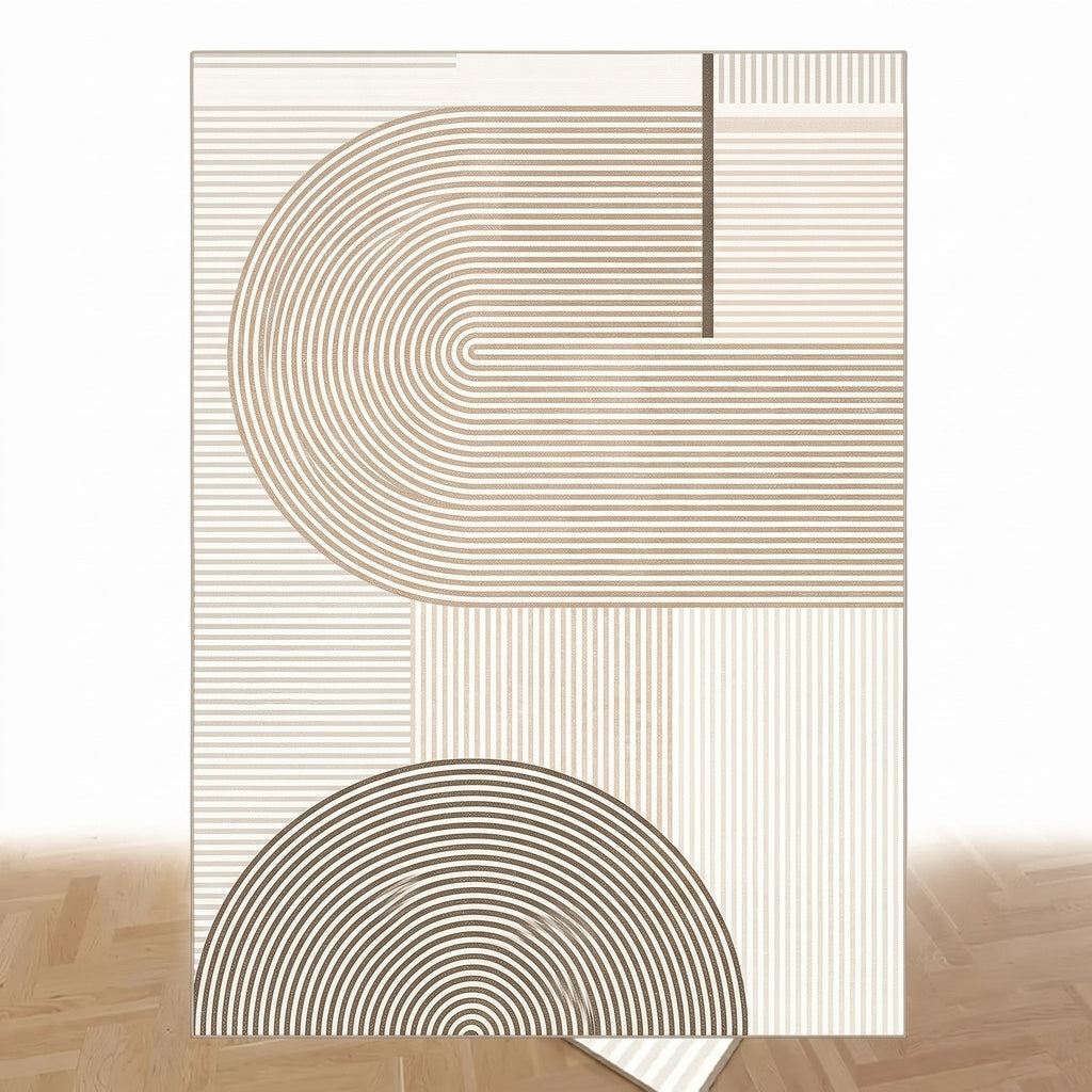 Tapis Salon Minimaliste Fleurine