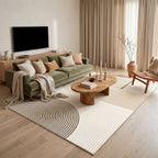 Tapis Salon Minimaliste Fleurine