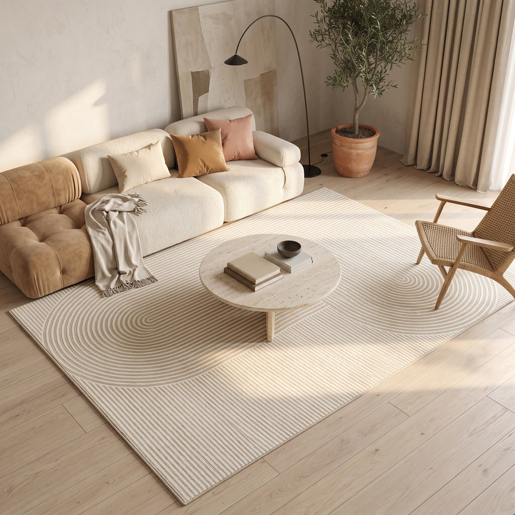 Tapis Salon Minimaliste Gwenaël