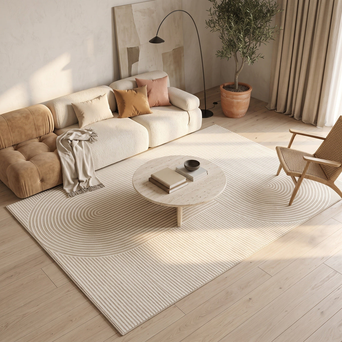Tapis Salon Minimaliste Gwenaël