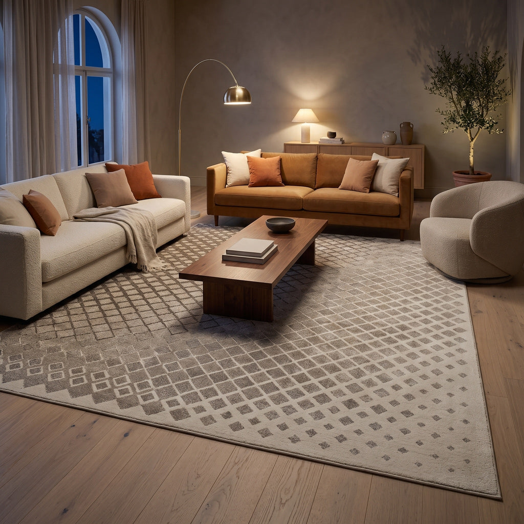 Tapis Salon Minimaliste Haude