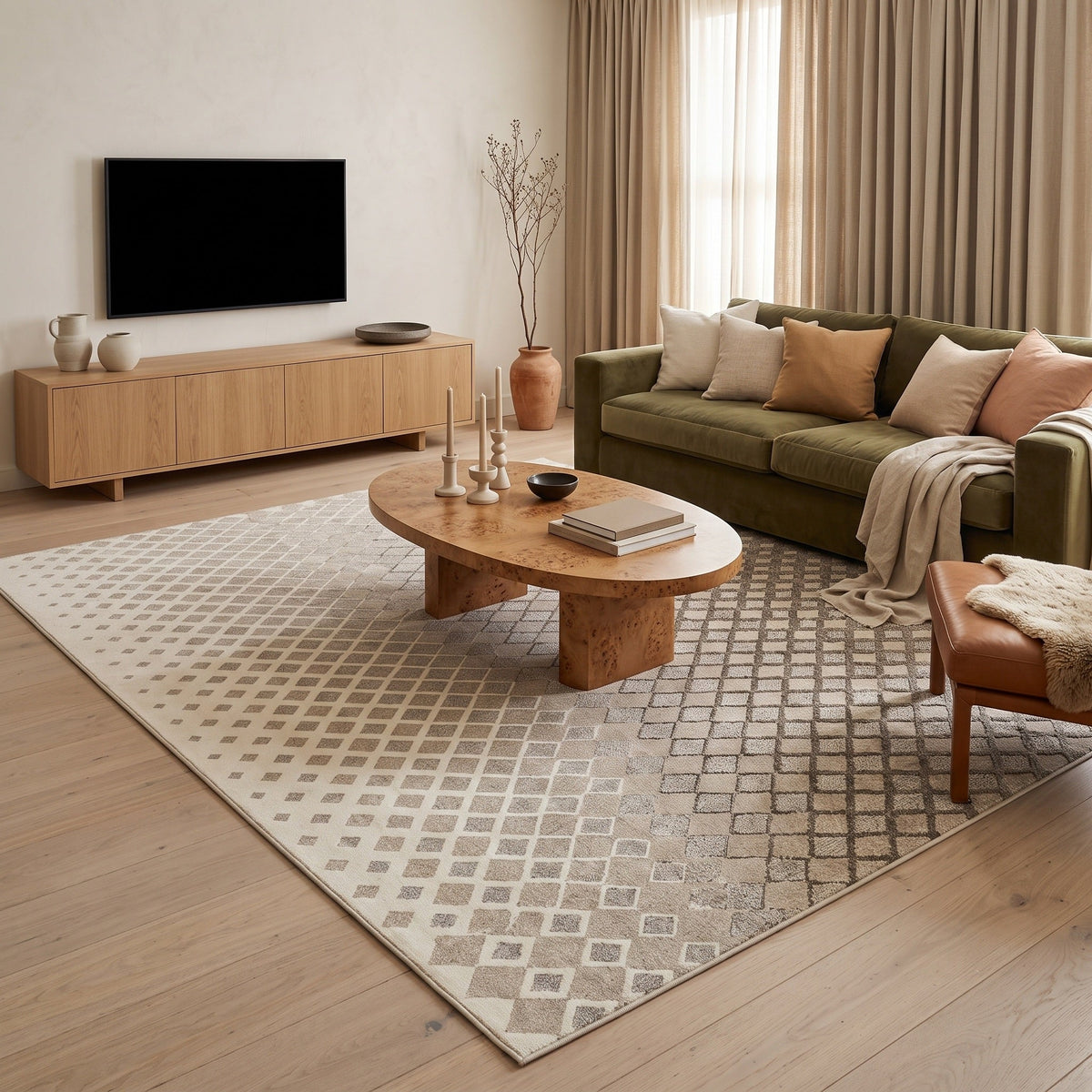 Tapis Salon Minimaliste Haude