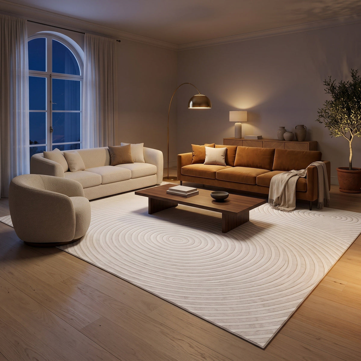 Tapis Salon Minimaliste Hélie
