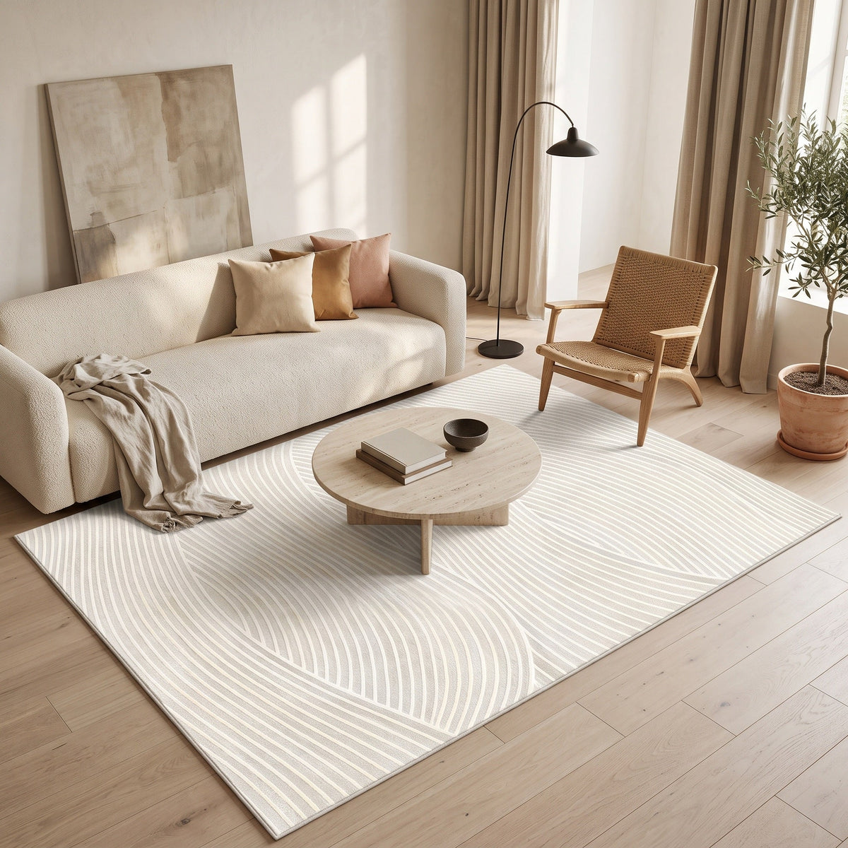 Tapis Salon Minimaliste Herbert
