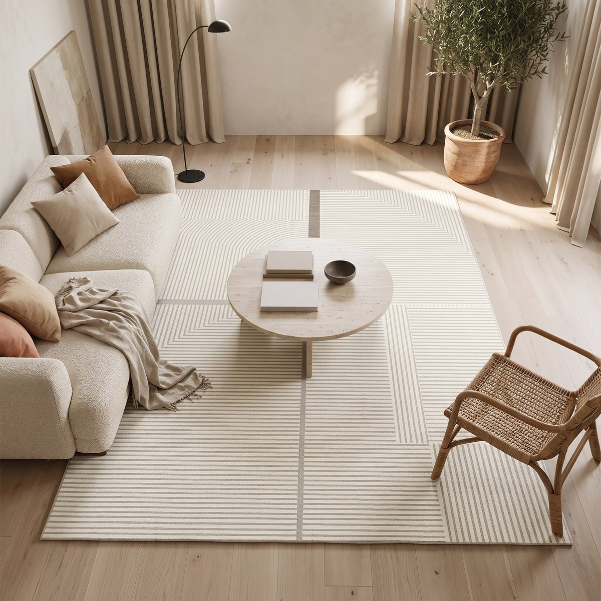 Tapis Salon Minimaliste Hervé
