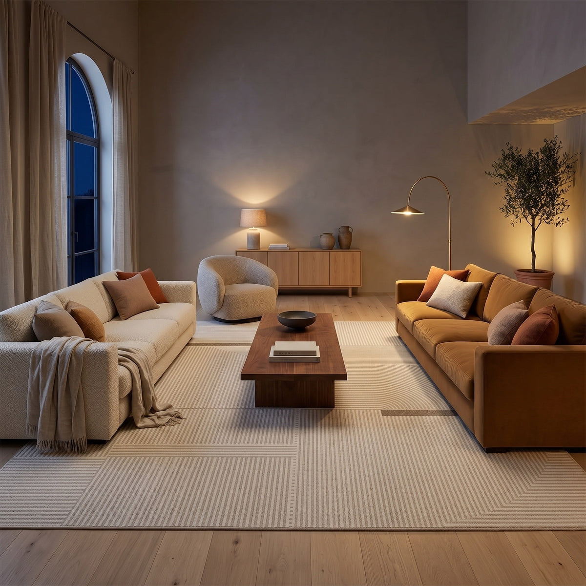 Tapis Salon Minimaliste Hervé