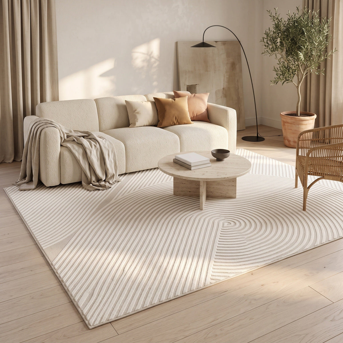 Tapis Salon Minimaliste Hilaire