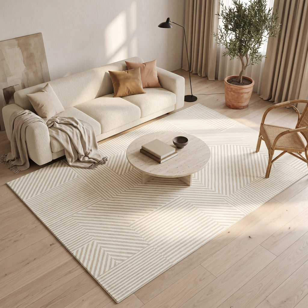 Tapis Salon Minimaliste Hildegarde