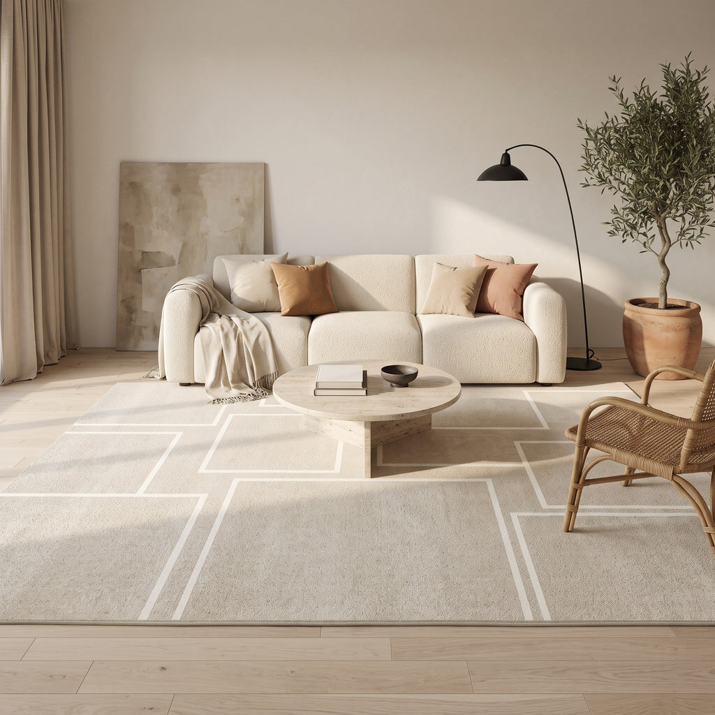 Tapis Salon Minimaliste Hubert