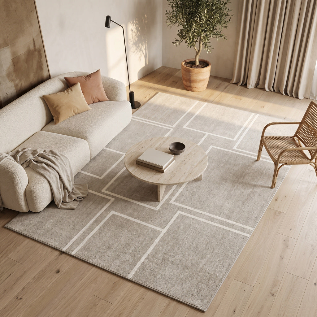 Tapis Salon Minimaliste Hubert