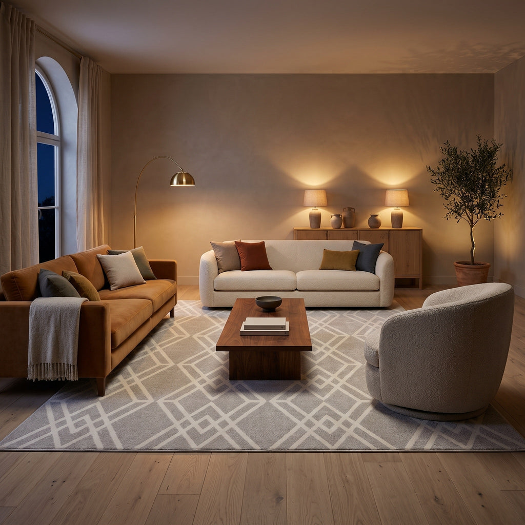 Tapis Salon Minimaliste Huguette