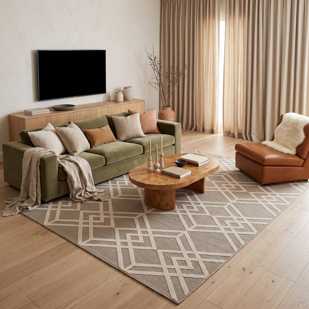 Tapis Salon Minimaliste Huguette