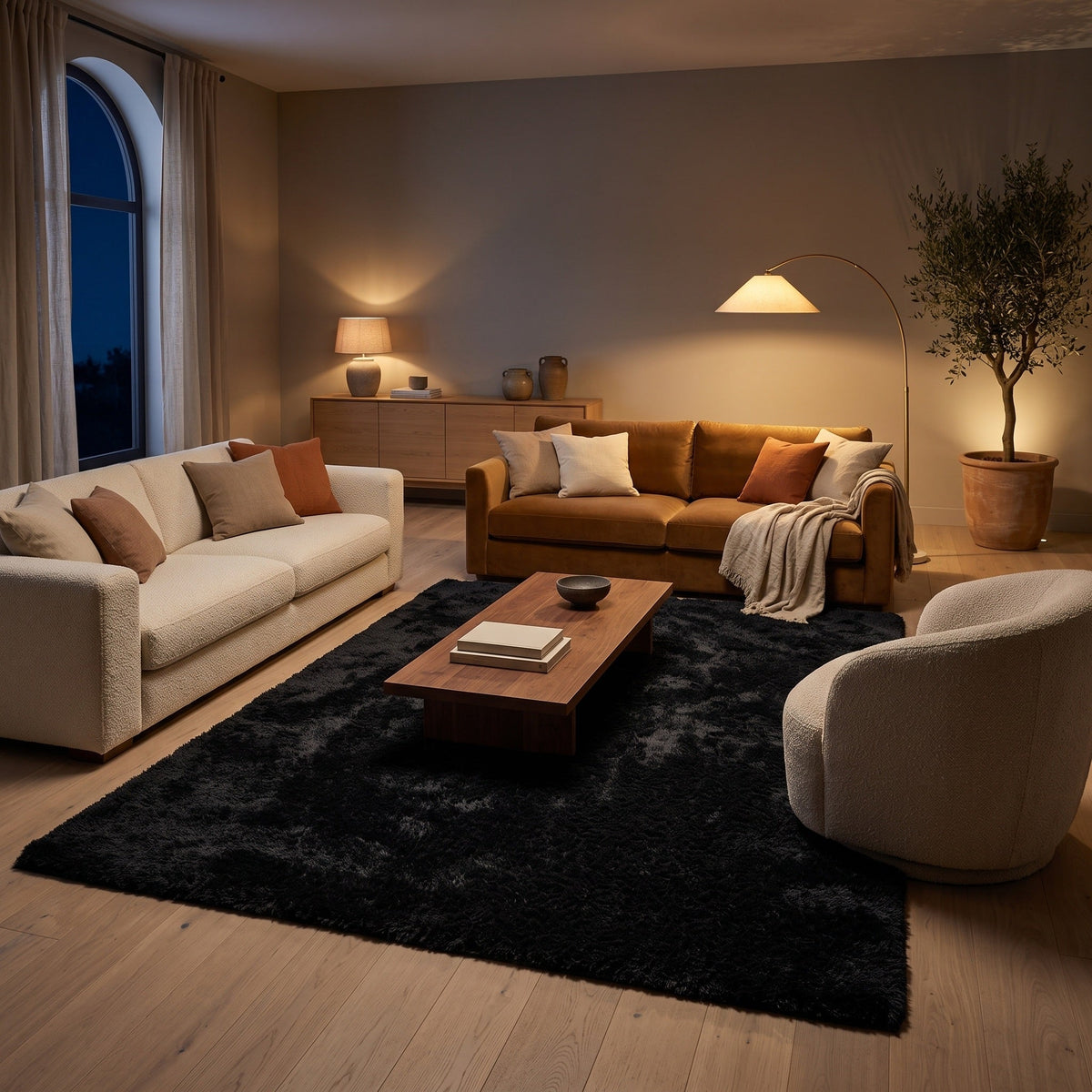 Tapis Salon Minimaliste Vincent