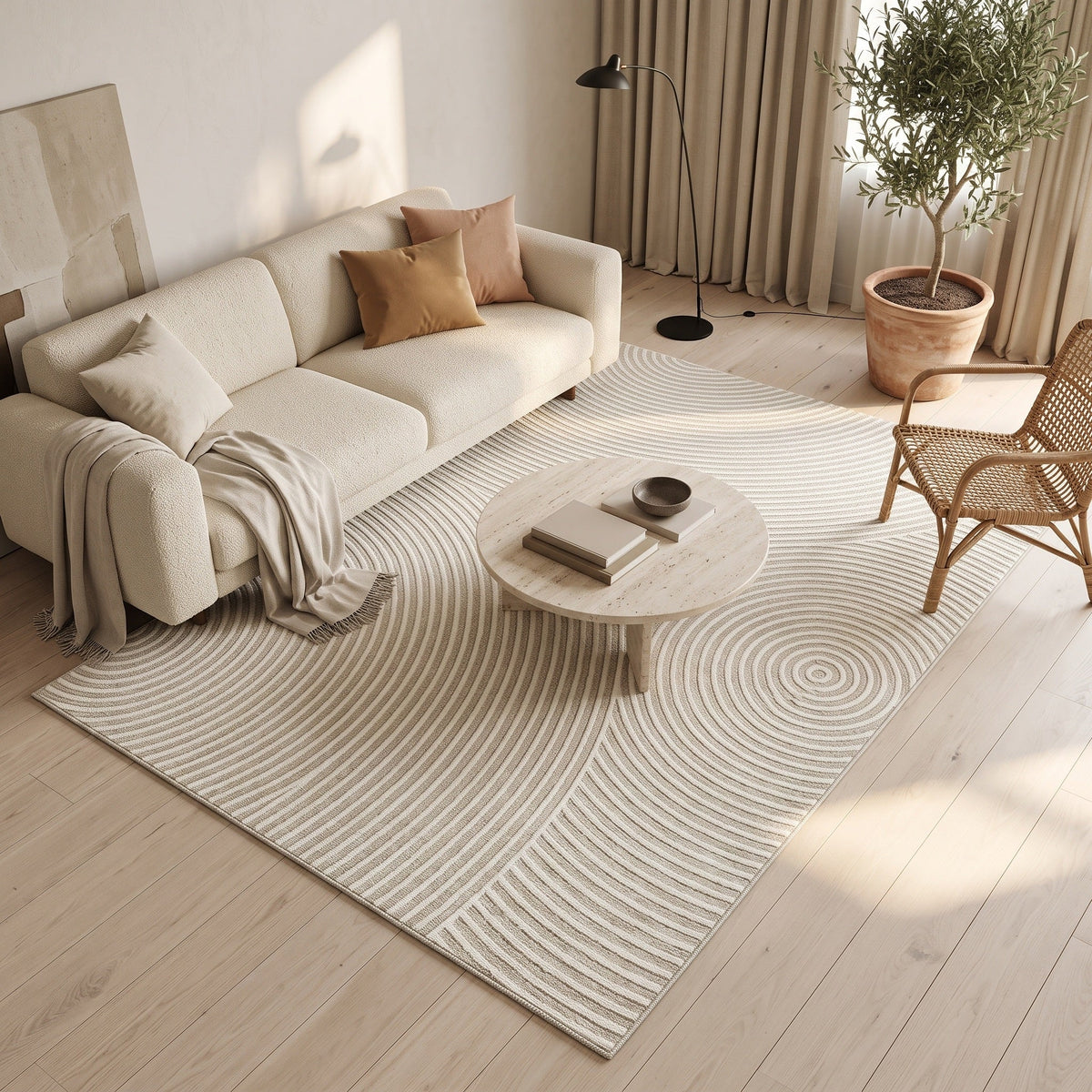 Tapis Salon Moderne Macaire