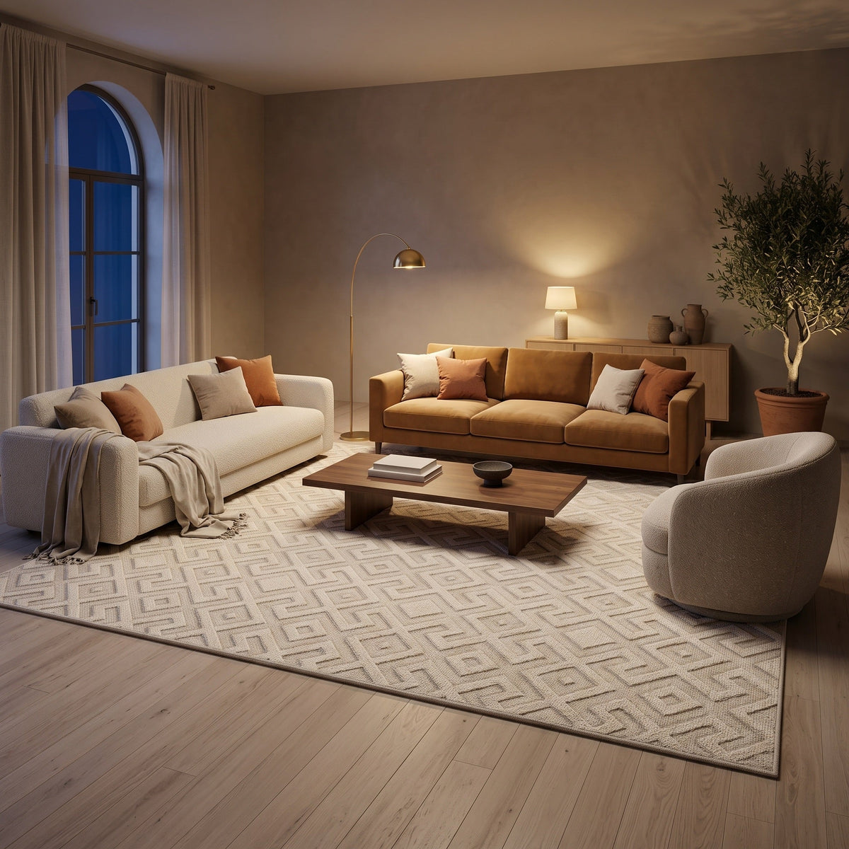 Tapis Salon Moderne Malo