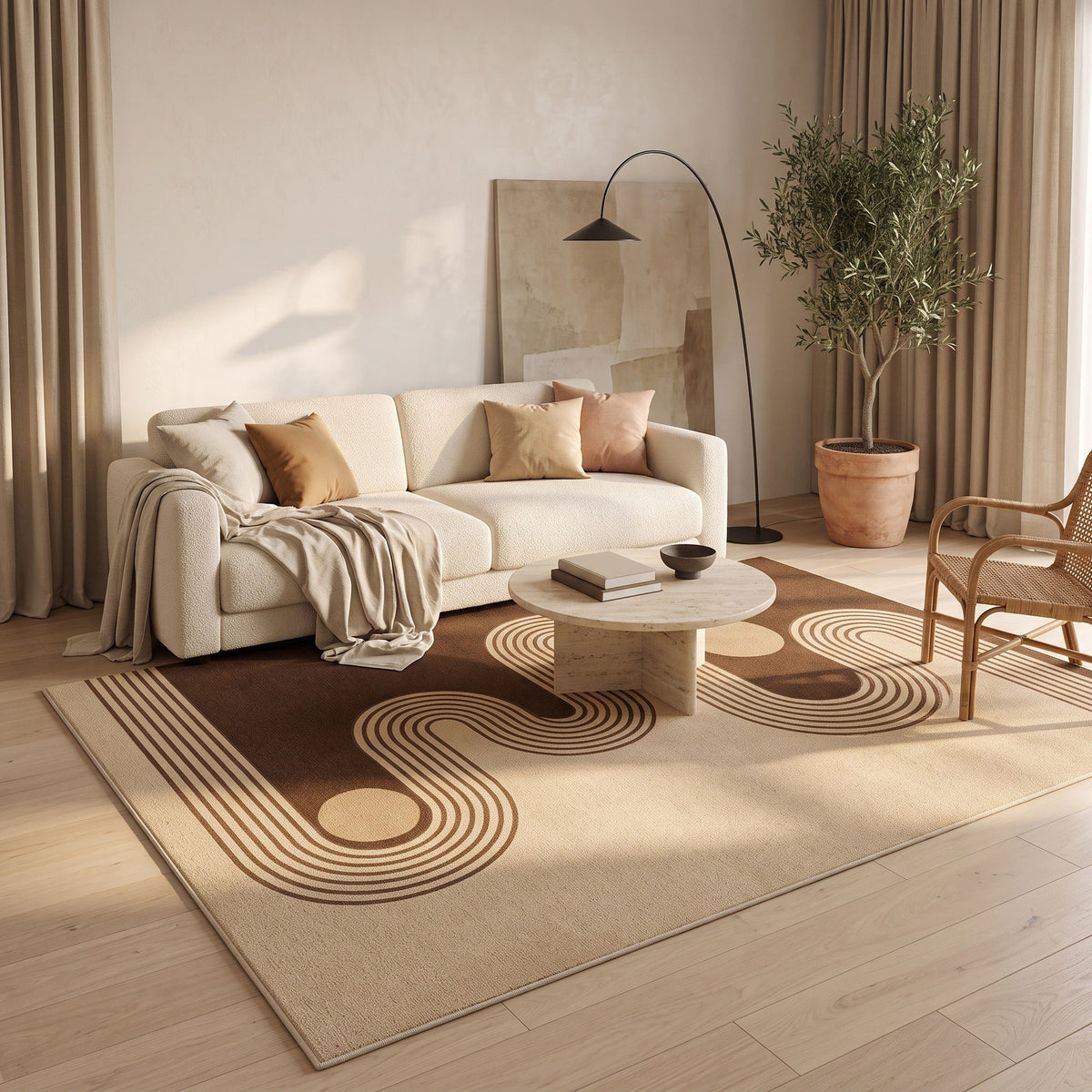 Tapis Salon Moelleux Lubin