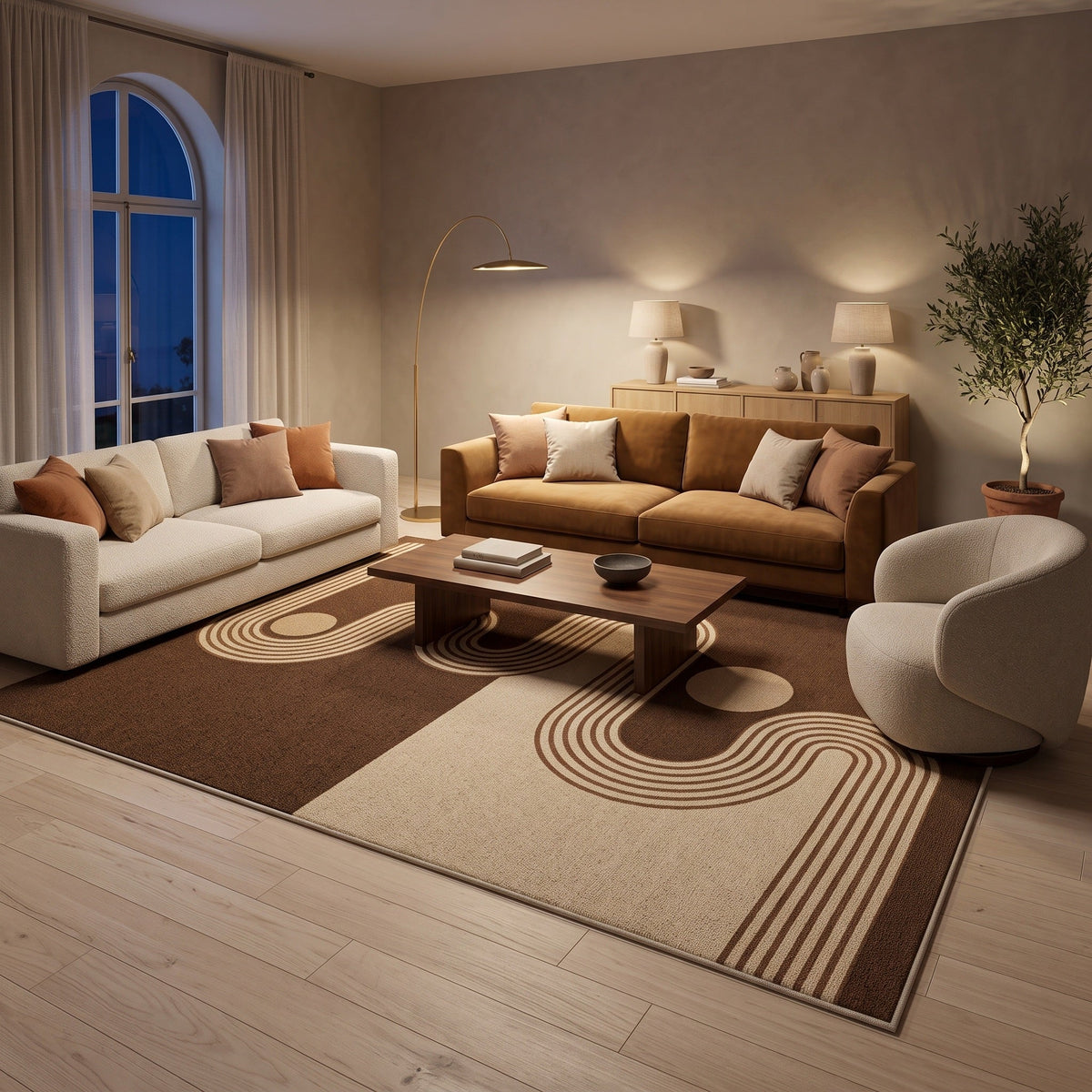 Tapis Salon Moelleux Lubin