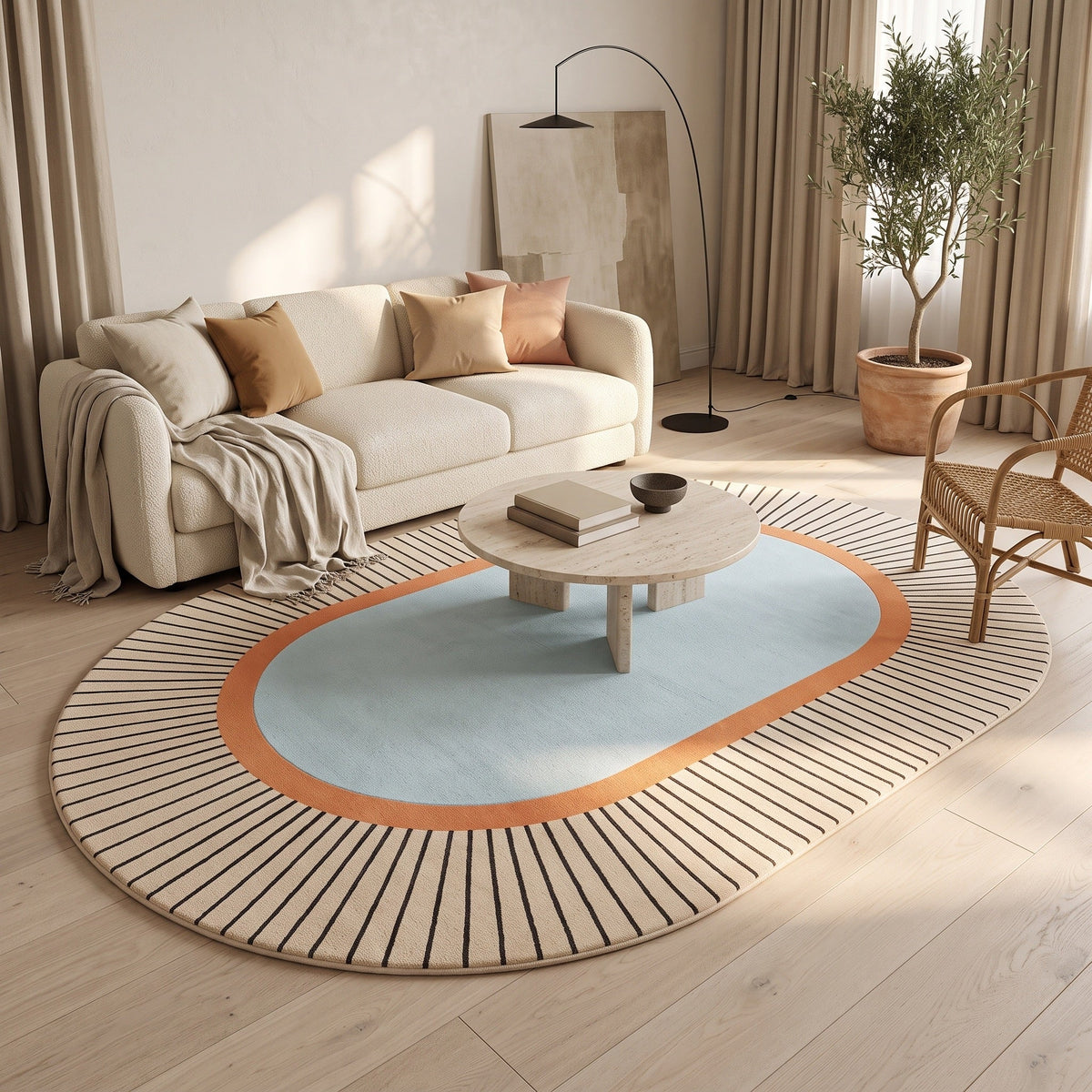 Tapis Salon Moelleux Rosine