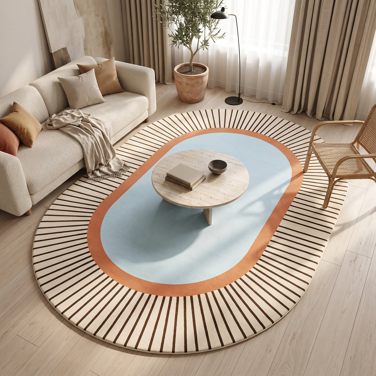 Tapis Salon Moelleux Rosine