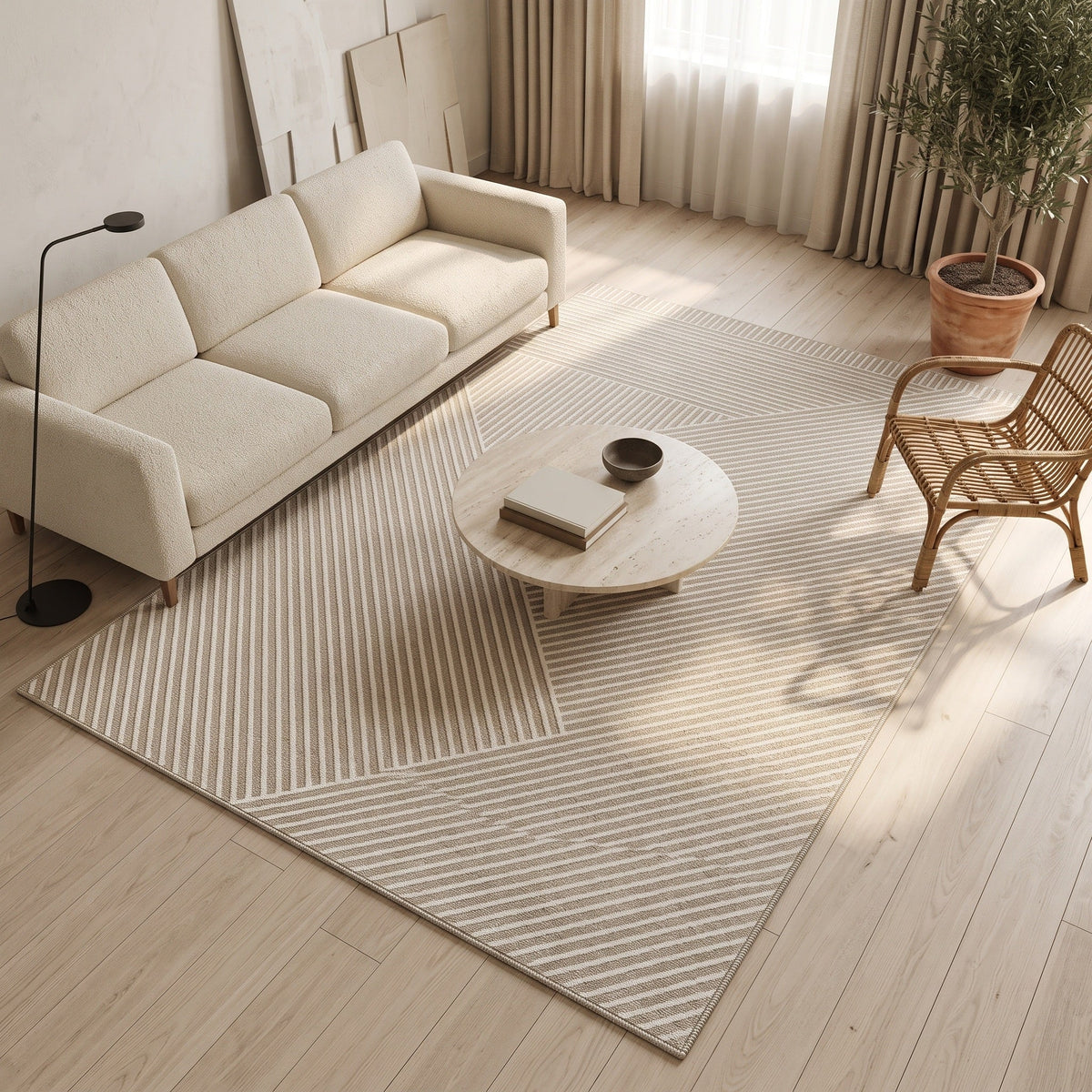 Tapis Salon Naturel Gaston