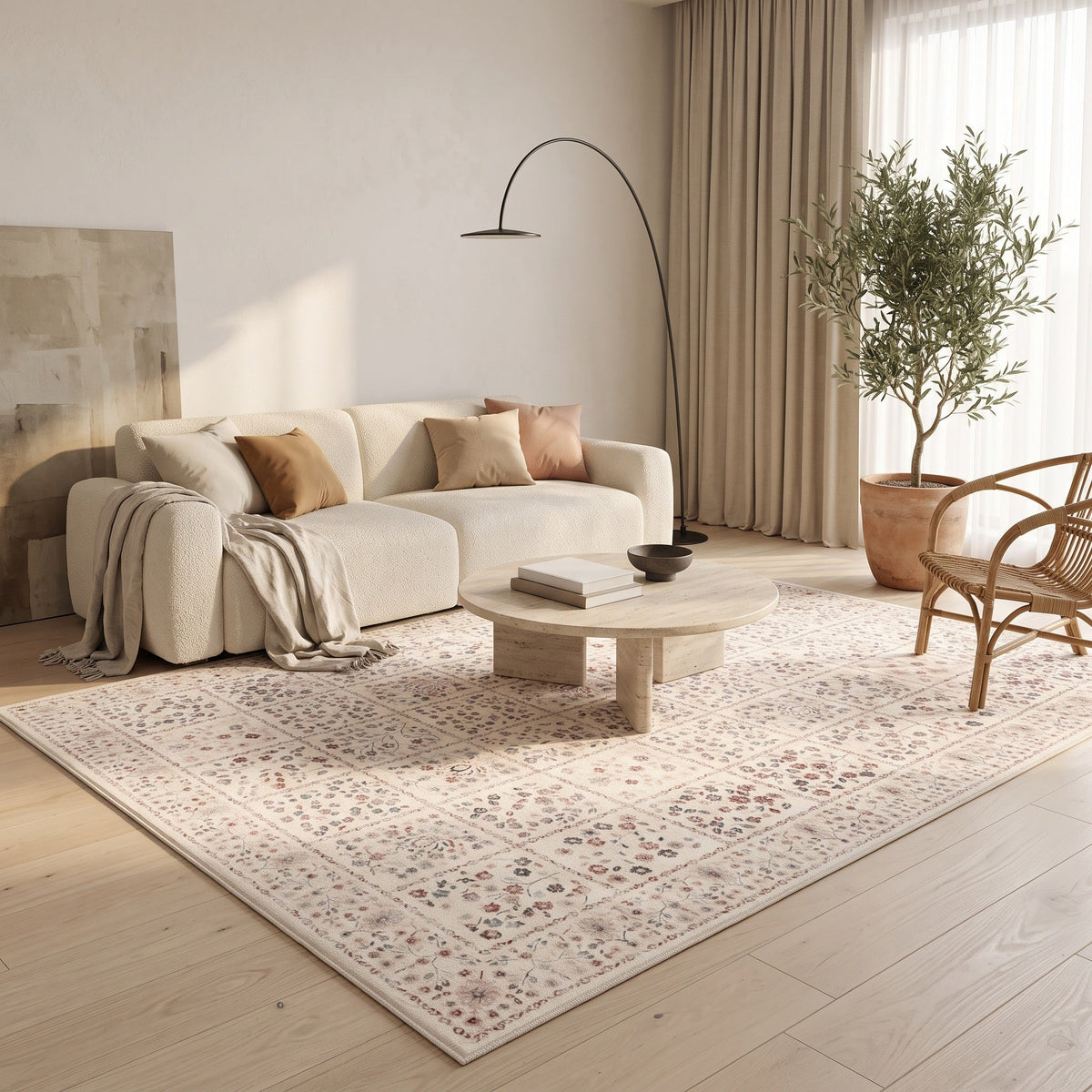 Tapis Salon Naturel Judith