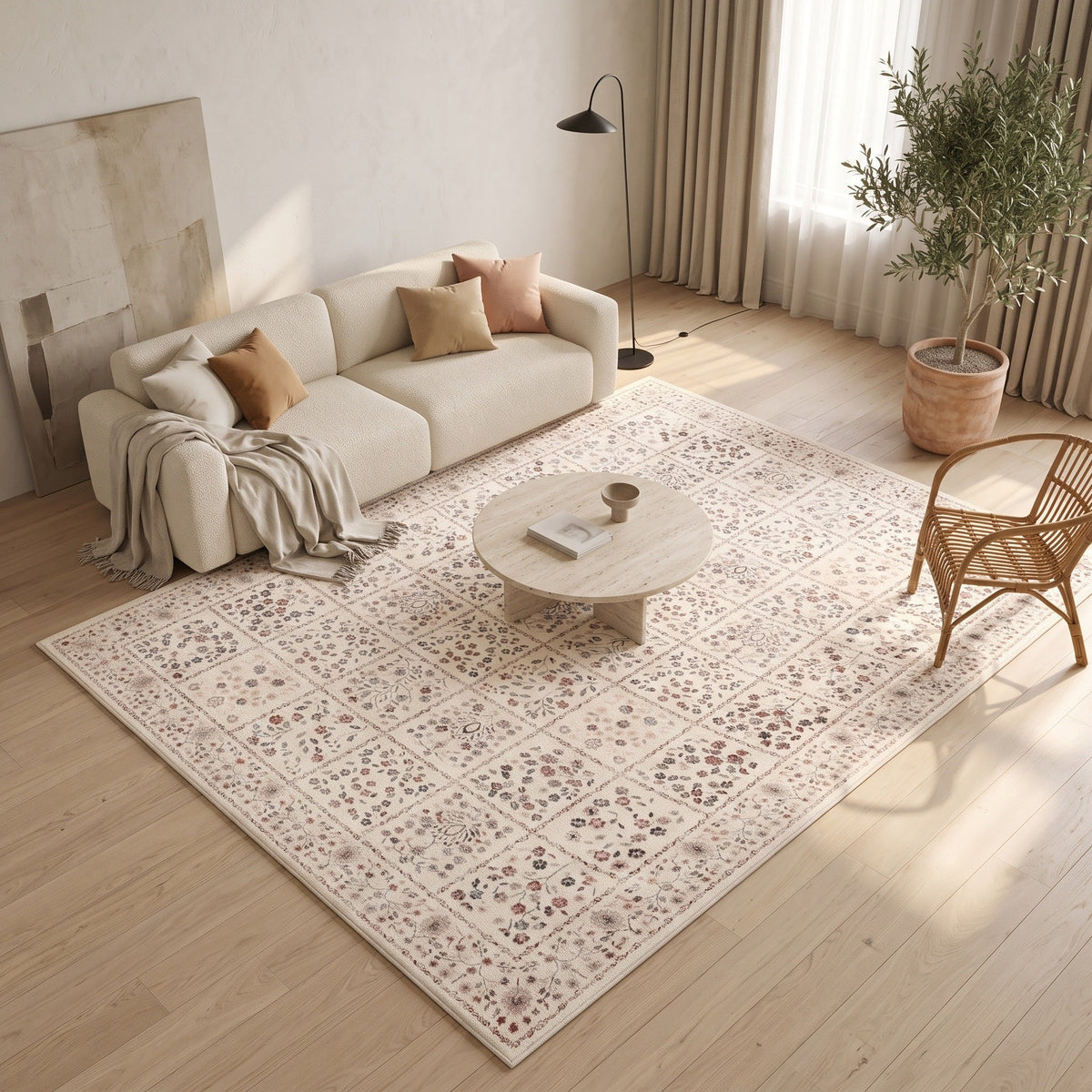 Tapis Salon Naturel Judith
