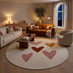 Tapis Salon Rond Alaric