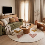 Tapis Salon Rond Alaric