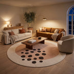 Tapis Salon Rond Albert