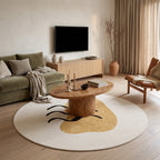 Tapis Salon Rond Alcide