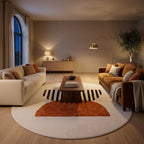 Tapis Salon Rond Aldric