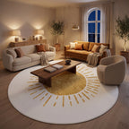 Tapis Salon Rond Alexandrine