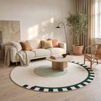 Tapis Salon Rond Hermeline