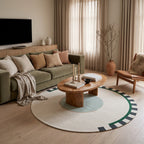 Tapis Salon Rond Hermeline