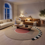 Tapis Salon Rond Hugonin
