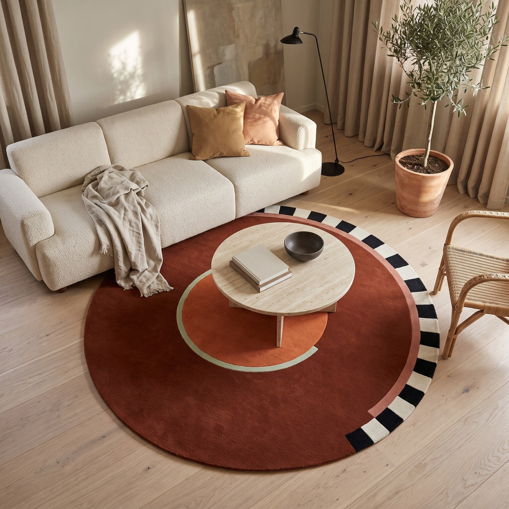 Tapis Salon Rond Iseult