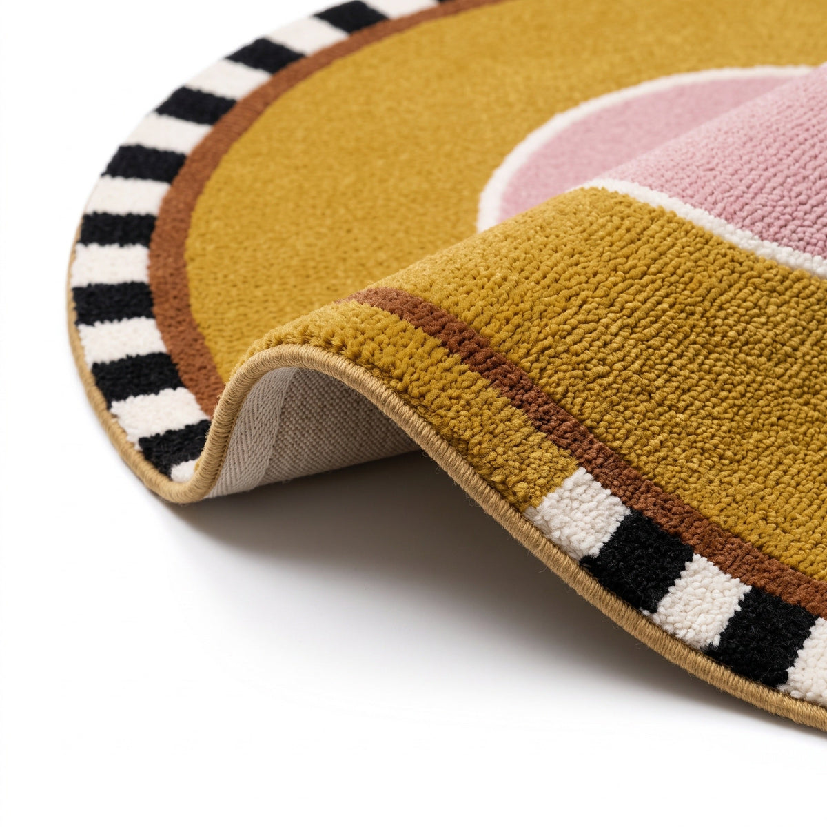 Tapis Salon Rond Ivain