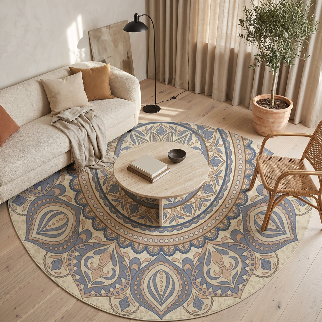 Tapis Salon Rond Joris