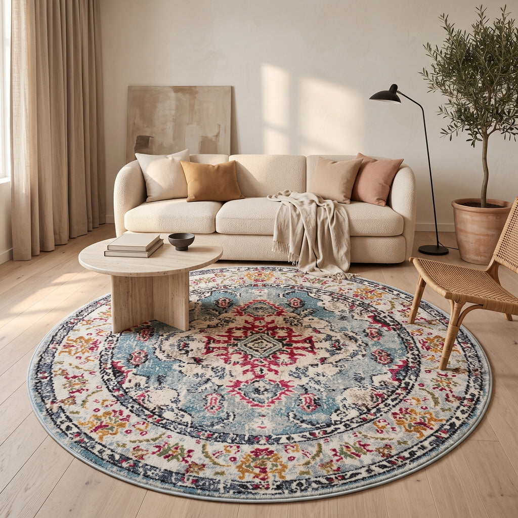 Tapis Salon Rond Kilien