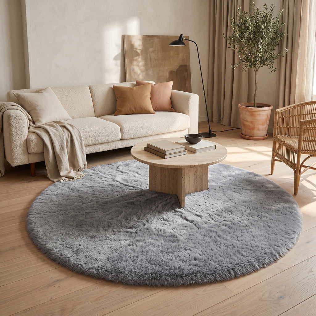 Tapis Salon Rond Manon