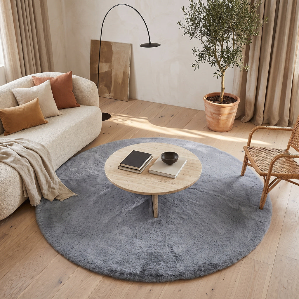 Tapis Salon Rond Manon