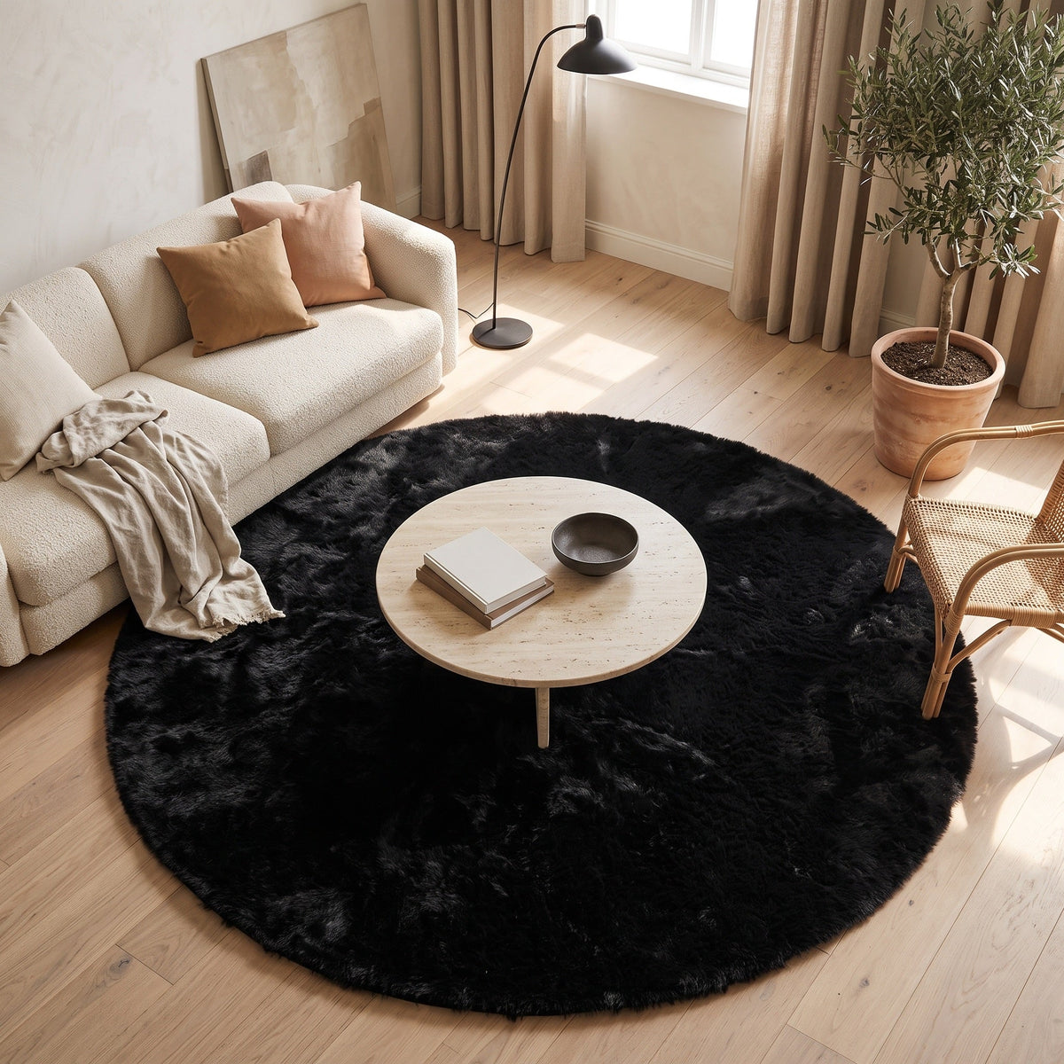 Tapis Salon Rond Marceau