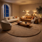 Tapis Salon Rond Marguerite