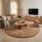 Tapis Salon Rond Marguerite