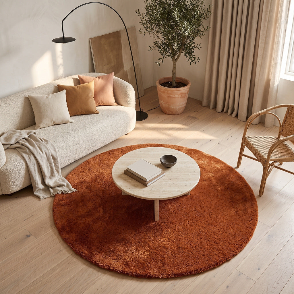 Tapis Salon Rond Mariette