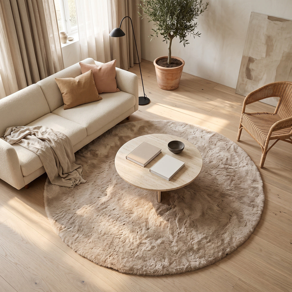 Tapis Salon Rond Marius