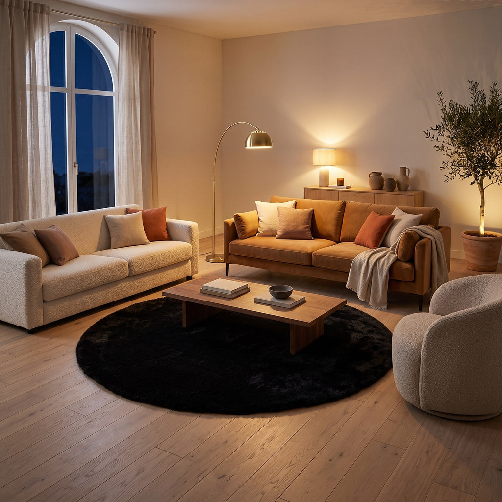 Tapis Salon Rond Martin