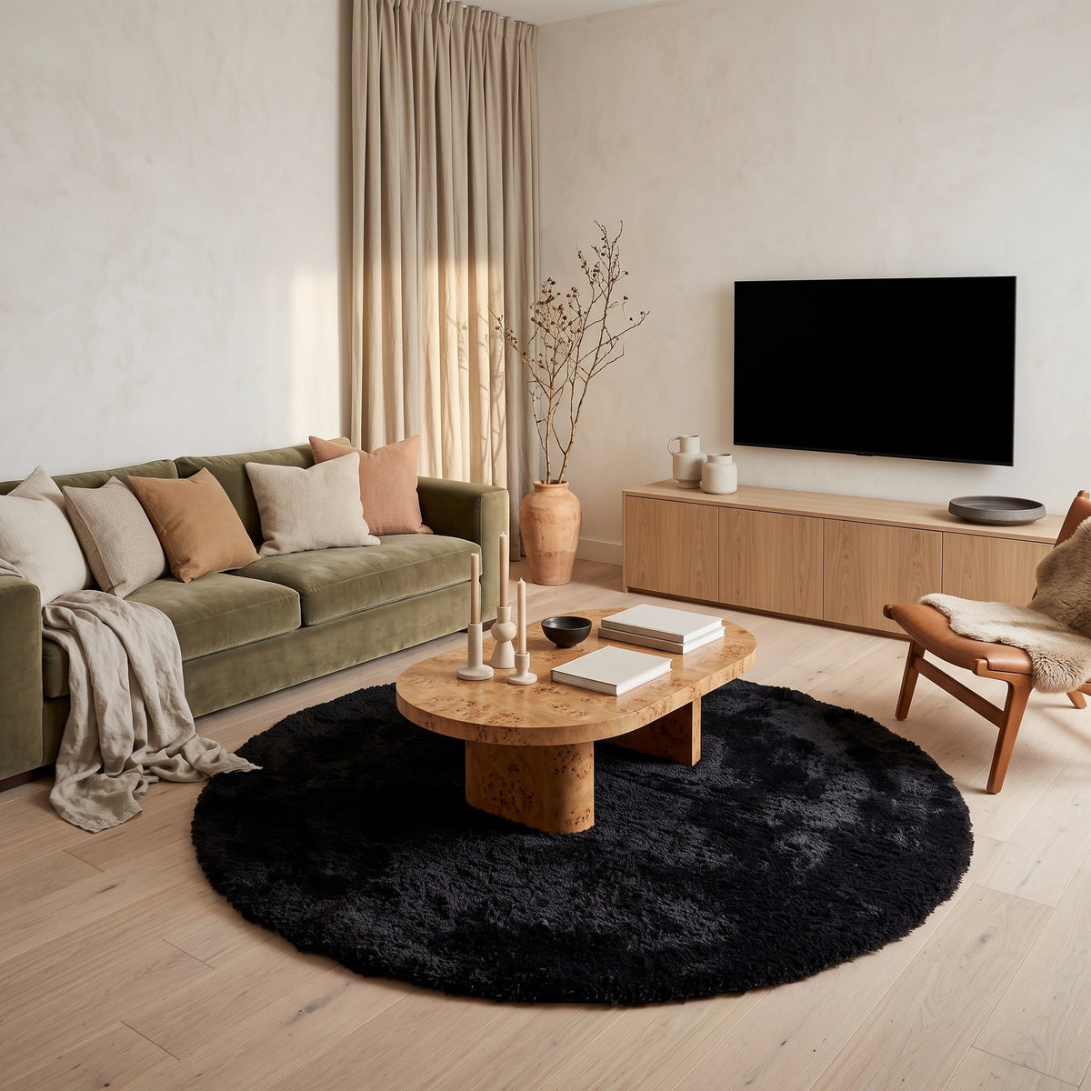 Tapis Salon Rond Martin
